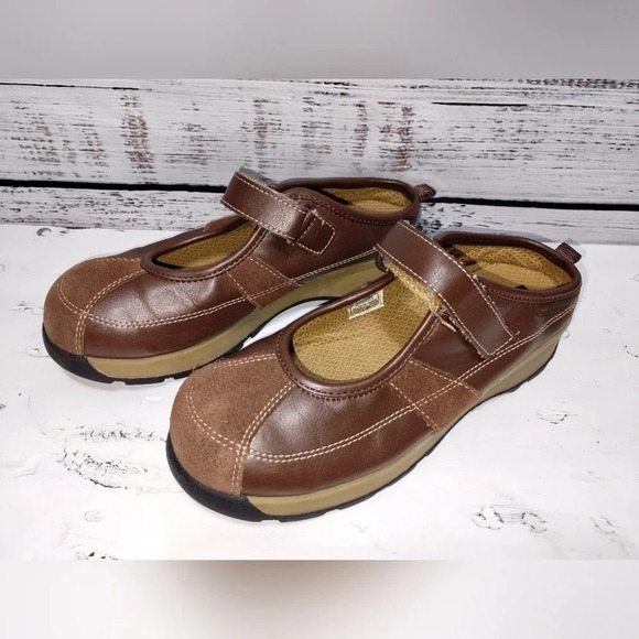 Candies Mary Jane Shoes in‎ Brown size 4 Slip On Comfort Vintage Chunky 90s Y2K - Picture 5 of 10